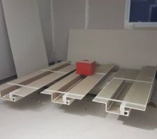 Ralisation du plafond dcaiss avec un technique particulire de placo pli