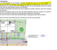 Infos sur la cuve de rentetion d'eau