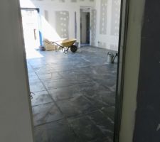 Carrelage et chape