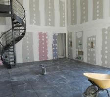 Carrelage et chape
