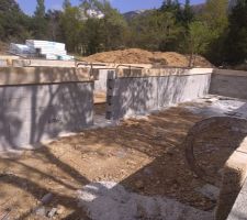 Fondation semelle &eacute;largie (60cm) sur 1m de profondeur + VS