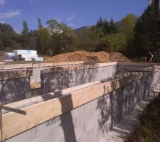 Fondation semelle &eacute;largie (60cm) sur 1m de profondeur + VS