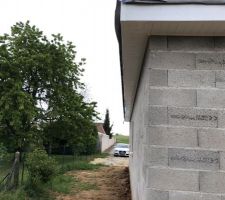 Débords de toit PVC finalisés