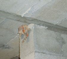 Re- rebouchage fait &agrave; l'arrache