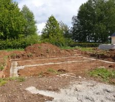 Fondation  coulée  le 07/05