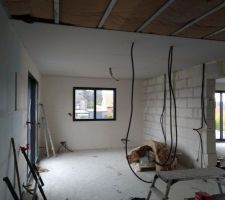 Plafond de l'etage