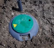 Pompe de relevage installée