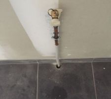 Arrivé de gaz cuisine