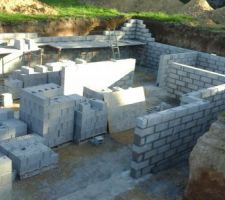 Elevation murs sous sol