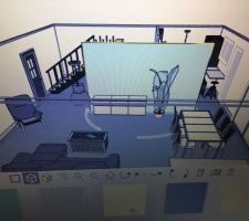 Vue 3D sejour
