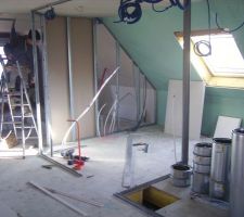 L'étage prend forme