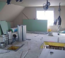 L'étage prend forme