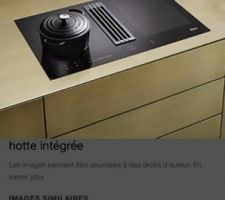 Plaque cuisson aspirante