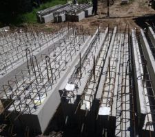 Livraison ce jour des 47 poutres