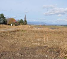 Implantation de la maison .