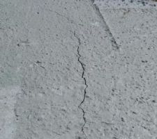 Fissures sur le boton