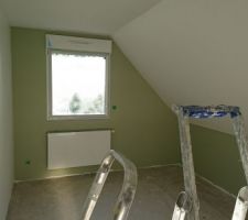 Peinture chambre 4 - Farrow & Ball "Vert de terre"