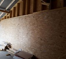 Isolation et bardage intérieur du garage