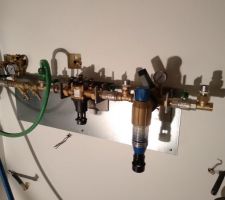 Arrivée d'eau de ville installation disconnecteur et régulation de pression
