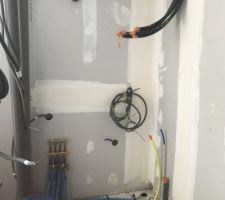 Tuyau alimentent la plaque de cuisson au gaz