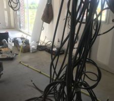 Tuyau alimentent la plaque de cuisson au gaz