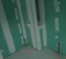 Sdb &eacute;tage emplacement lavabo et douche