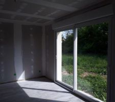 Ponçage pièce de vie