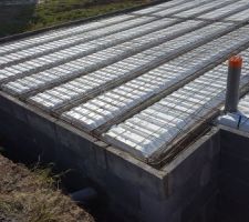 Plancher en hourdis en polystyrène