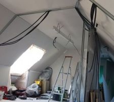 Ferraillage dernière cloison entre chambre 3 et 4