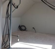 Ferraillage dernière cloison entre chambre 3 et 4