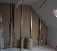 Cloison entre chambre N1 et N2