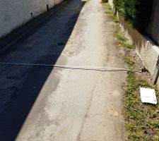Passage raccordement eau