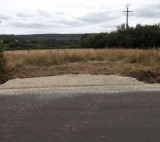 28 juillet 2018 : busage du terrain