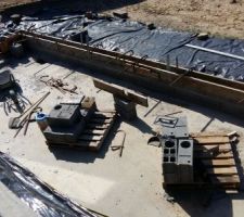 Terrasse en construction