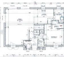 Les plans définitifs de la maison