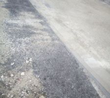 Travaux  de voirie finaux en cours  dans le lotissement