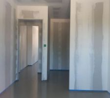 Chape liquide coulée