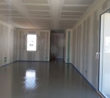 Chape liquide coulée