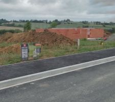 Lotissement en plein développement.