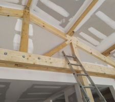 Ponçage des poutres