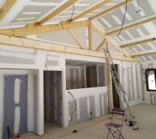 Ponçage des poutres