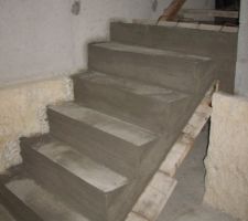 L'escalier de la cave