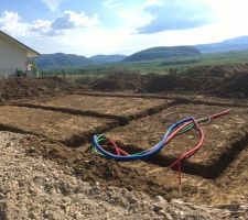 Fouilles Ok en attente du béton et de la ferraille