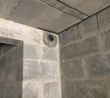 Sortie Aération sous-sol