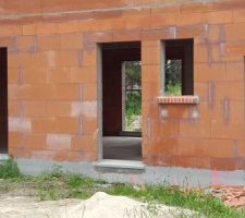 Briquette appuis seuils portes et fenêtres