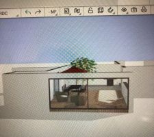 Projet 2 aménagement terrasse avec couloir de nage