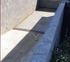 Descente de garage terminée