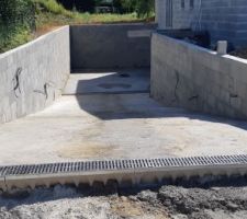 Descente de garage terminée