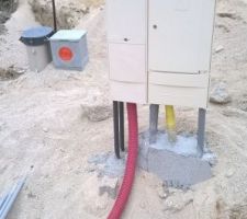 Coffret Enedis posé