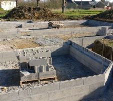 Le week-end l'ensemble des &eacute;l&eacute;vations du vide sanitaire &eacute;tait mont&eacute;